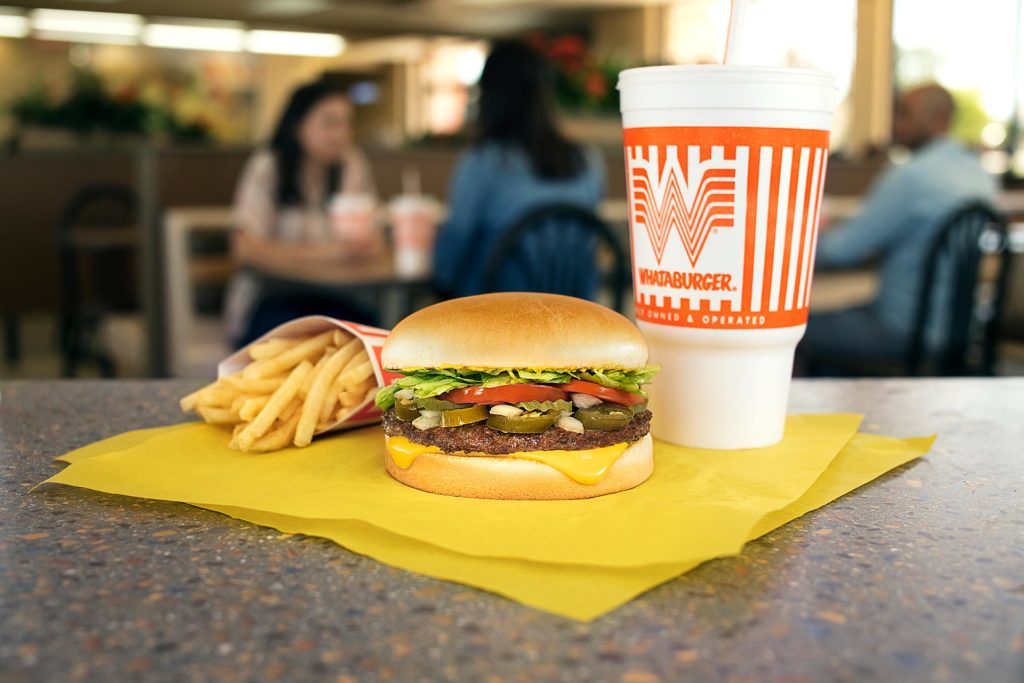 Food-Styling-By-Meghan-Erwin---Whataburger-Burger-Fries-Drink-Restaurant-Scene